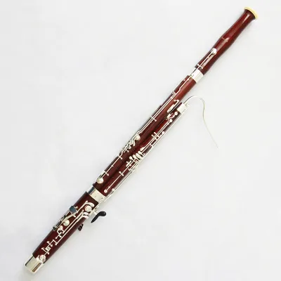 Factory Wholesale FBN-300 Maple Mahogany Finish Bassoon C High D Key Anti-corrosion Silver Keys for Bulk Procurement