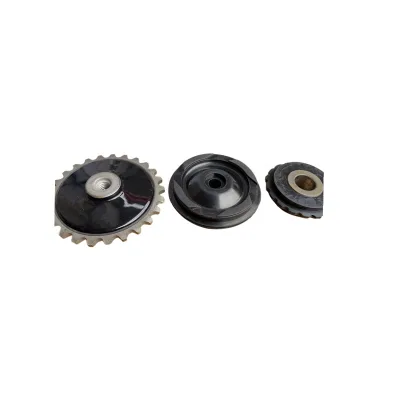 Good Quality Tensioner/ Guide Roller/ Oil Pump Wheel Three - Way Wheel and 25H Chain for Motorcycle CD70 JH70