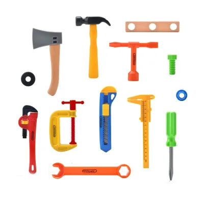EPT Pretend Play Tool Set Toolbox Construction Tools Kid Learning Toy House Role Engineer Workshop Kit for Kids