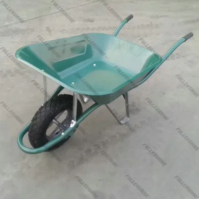 Heavy Duty France Model Wheel Barrow WB6400 Wheelbarrow for Sale Cheap With Green Pneumatic/PU Wheel 16"x4.00-8 Saudi Arabia