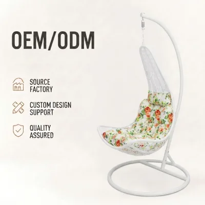 New Arrival 2026 Trend Teardrop Hanging Chair with Multi-color Wicker Swing Egg Chair for Wholesale and Distribution
