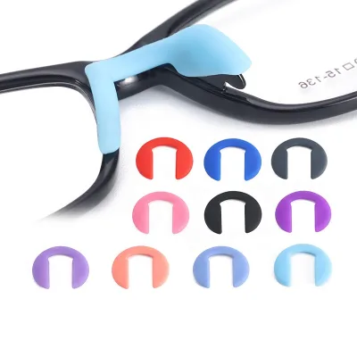 OEM Hot Sale U Shape Non Slip Insert Silicone Nose Pads for Glasses