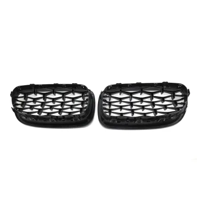 SMART STAR High Quality 2010-2017 Silvery Meteor Fin Kidney Car Chrome Silver ABS Grille for for F10 5series