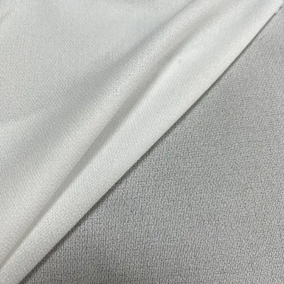 High Quality 100% Polyester Fusible Woven Interlining Water Soluble Jet Interlining for Jacket or Coat