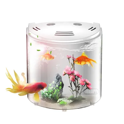 Transparent Circular Eco-Friendly Large Plastic 5L Fish Tank for Commercial Use