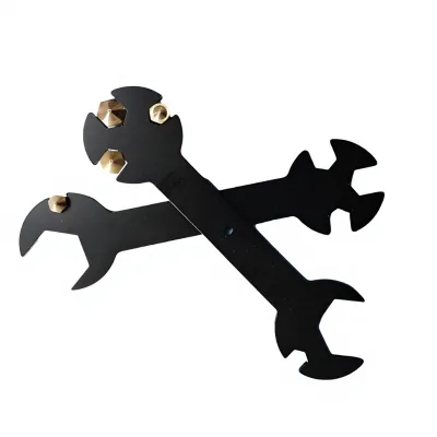 Iron 3D Printer Accessory 5-in-1 Wrench for CNC Engravers Multi-Functional Compatible with Various Nozzles and Heating Blocks