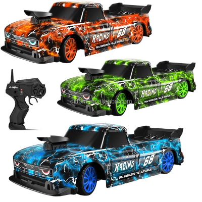 1/24 RC Drifting Rally Car 2.4G 4WD Speed Racing Car with TPR Wheels(15km/h)