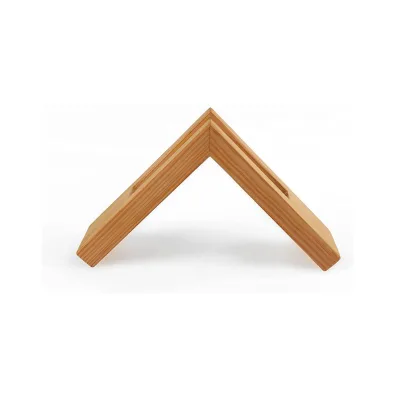 Creative Hotel and Kitchen Dinning Table Top Triangle Shape Wooden Tissue Paper Towel Holder
