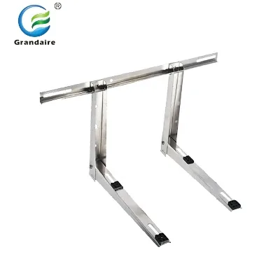 Air Conditioner Stainless Steel Triangle Bracket with Cross Bar