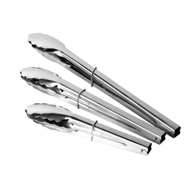 Stainless Steel Cooking Grilling Tongs Extra Long Camp Dutch Oven Tongs for Kitchen and Barbecue