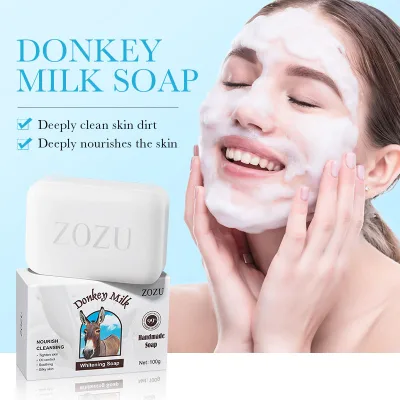 Private Label Natural Handmade Soap Bathing Face Soap Donkey Milk Coconut Oil Whitening Bath Bar Handmade Soap