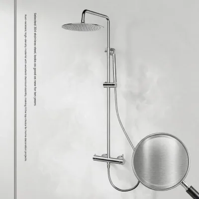 FEIDU Thermostatic Shower Holder 304 Stainless Steel Polished Gold Wall-Mounted Modern Minimalist Bathroom Fixture