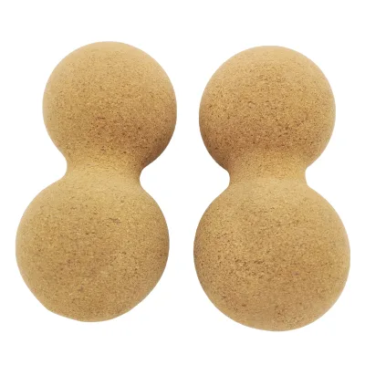 100% Real Cork Peanut Balls 8*16cm Peanut Massage Ball - Double Lacrosse Massage Ball for Recovery