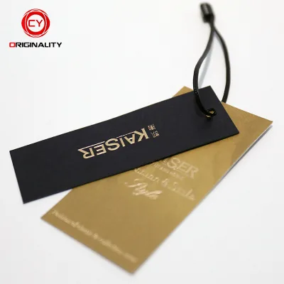 New Design Swift Hang Paper Card Print Price Tag Labels for Clothes Garment Tag