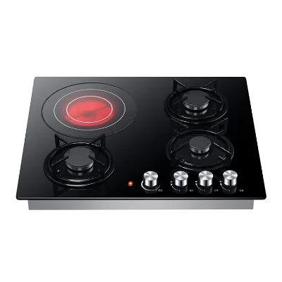 Cooking Appliances Counter Top Built in 4 Burners Hybrid Stove 3 Gas 1 Single Electric Infrared Induction Ceramic Cooker Hob