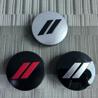 63mm/2.5 Inch Slash Wheel Center Cap Covers for Dodge Charger R/T SRT Hubcaps Rim Dust Shields for Vehicle Wheels