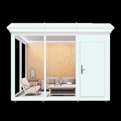 Futuristic Corner Modular House VR Gaming Room Prefabricated Cabin Advanced Ventilation Movable Tiny House Aluminum Waterproof