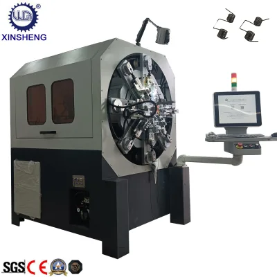 Precise Automatic Camless CNC 3D Multi Axis Min 2.8mm Spring Making and Wire Bending Machine