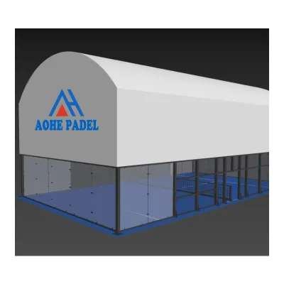 2025 New Design AOHE Padel Court With Roof Tent Size 10*20m