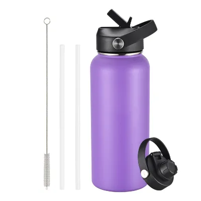 High Quality Thermal Stainless Steel Double Walled Powder Coated Vacuum Insulated Stainless Steel Flask Custom logo