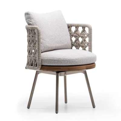 Modern Italian Design Waterproof Stainless Steel TorII Nest Chair for Outdoor Dining or Garden Furniture
