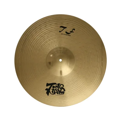 Golden Colour Brass Ride Cymbal for Percussion Instruments Players Beginners