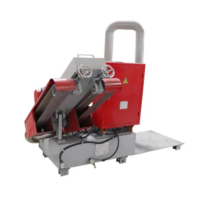 Industrial Light Pole Polishing Machine with Engine 2KW Power Easy to Operate for Steel Pole Processing Line
