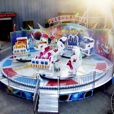 Attractive Indoor/Outdoor Fiberglass Crazy Dance Ride for Adventure Parks & Public Use Playground Equipment for Sale