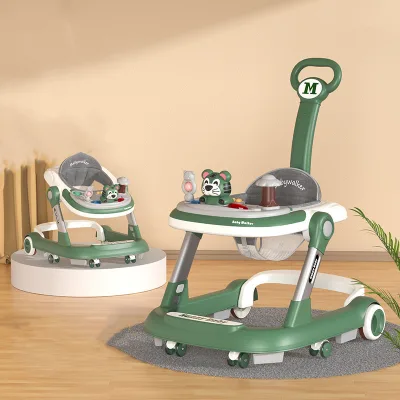 Anti-rollover Silent Wheel Hot Running Baby Walker/vintage Baby Ergonomic Walker/green Cheap Oem Plastic Baby Doll Walker