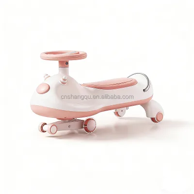VSUCH Anti Rollover Kids Swing Car Silent PU Wheel Toddler Twist Ride on Toy Car Indoor Outdoor Children Sliding Car