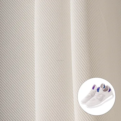 100% Polyester 3D Air Mesh Knitted Fabric Stretchy Sheer Plain Dyed Pattern Downproof for Shoes Seat Backpack Polyester Material