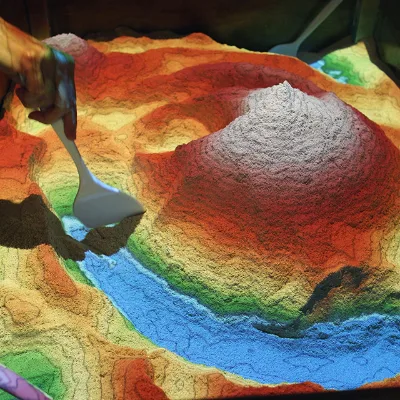 Interactive Sandbox AR Games Magic Sand Table Interactive Table Games AR Sand Table