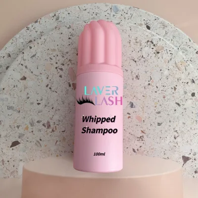 Custom logo 100ml Mild Whipped Foam Eyelash Shampoo Eyelash Cleanser Free Shipping Rose Tear-Free Vegan Foam Eyelash Shampoo
