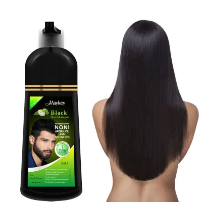 Maykay Oem Odm Factory Private Label Ginger Extract Herbal Non Allergic Permanent Natural Fast Black Hair Dye Shampoo Hair Dye