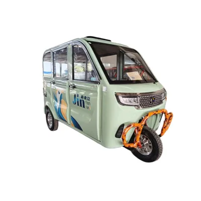 Factory Customized SKD Shipping 5 Doors 5 Person Electric Tricycle Enclosed Three-wheeled Electric Scooter Vehicle for Adults