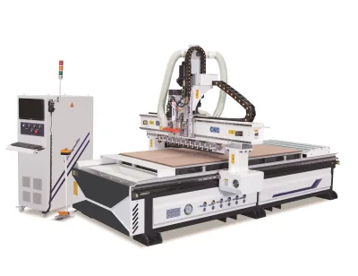 Wood Based Panel CNC Router Woodworking Machinery Wood Cutting Machine Automatic Change Tool Spindle Router for Wood Furniture