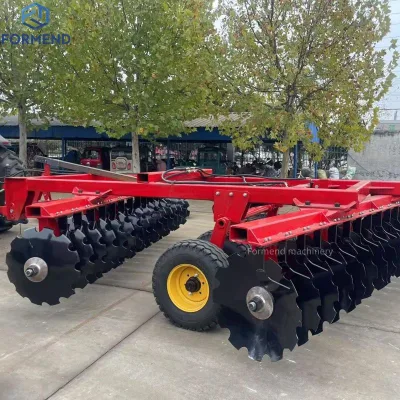 Power Disc Plough Reversible Offset Heavy Disc Plough Tractor Hitch Tool 5 Disc for Garden Soil Turning
