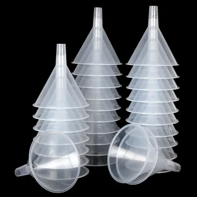 30mm 50mm 60mm 75mm 90mm 100mm 120mm 150mm High Quality Small Plastic Funnel for Chemical and Liquid Use