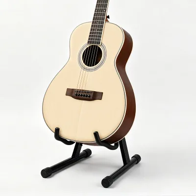 Portable Adjustable Folding Customizable Guitar Stand Electric/Acoustic A-shape Fully Assembled