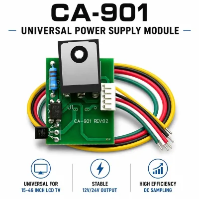 CA-901 TV Switching Power Supply Module with LCD DC Sampling SSH7N90 TV ICs Power Module