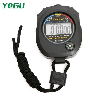 Waterproof Digital Mini Sports Timer | Portable Stopwatch with Date Time & Split Function for Athletes