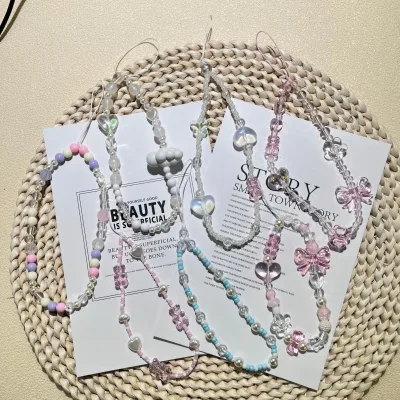 Crystal Mobile Phone Chain High Quality Phone Chain Mobile Phone Straps OEM ODM Customized and Good Price ONE-STOP Service