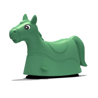 Christmas Children Kids Rocking Horse unicorn Rabbit 5in1 Unpowered Spring Plastic Rocking Horse