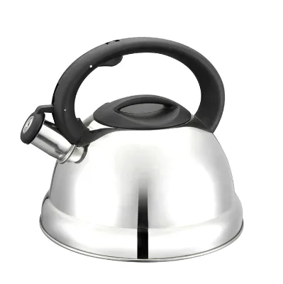 Black Handle Design Stainless Steel Stovetop Whistling Kettle for Kettle