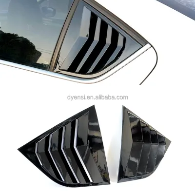 Plastic Sticking Quarter Window Louver Shutter Side Air Vent Cover Trim Window Shield for Skoda Octavia 2015-2022