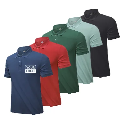 Polos Shirt Custom Golf Camisetas Polo 210gsm High Quality Collar T Shirts Men's Polo Shirts Custom Logo