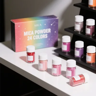 Broyal Factory Price Pearl Mica Powder for Lipgloss Color Shifting Cosmetic Grade Mica Powder Pigment