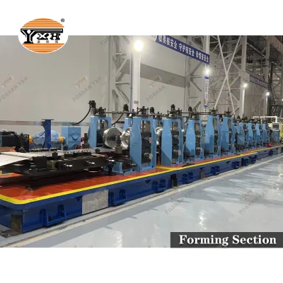 YXH Industrial Large Diameter Stainless Steel Tube Mill Laser Welding PLC Energy Saving Pipe Making Machine Export to UAE