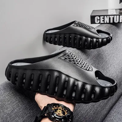 Summer New Style Flying Saucer Breathable Sports Sandals Massage Non-slip Hollow Men's Beach Slippers