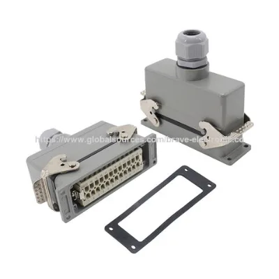 Heavy Duty Connector HE Top-Exit 24-Pin Industrial Waterproof Aviation Plug